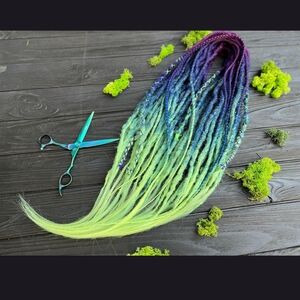 Colorful Ombre Dreadlock Extensions